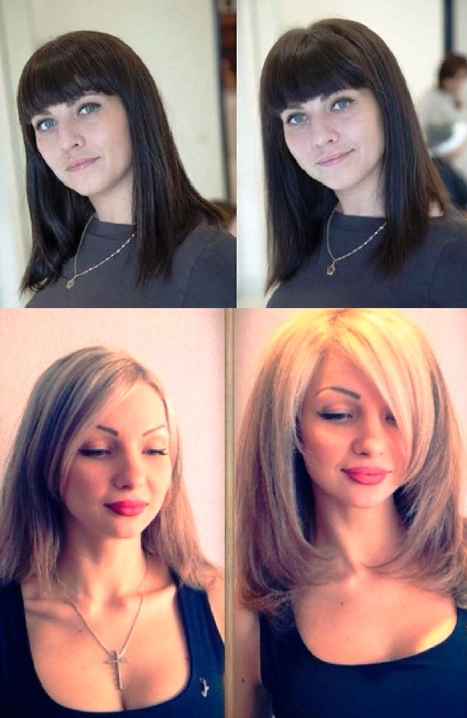 Как выглядит мокрая химия на короткие волосы фото до и после