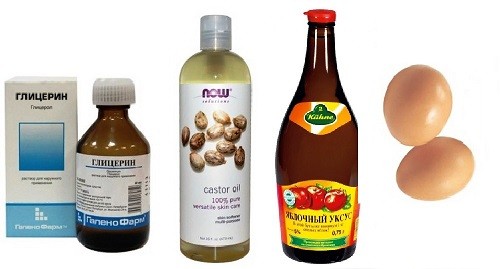 Народные рецепты для борьбы с сухостью волос - глицерин, уксус, масло, яйцо