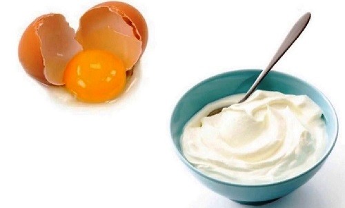 Народные рецепты для борьбы с сухостью волос - йогурт и яйцо